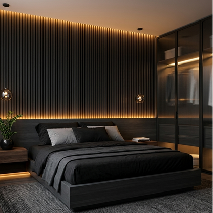 Architektonische Akustik-Holzplatte – 270 × 110 cm 