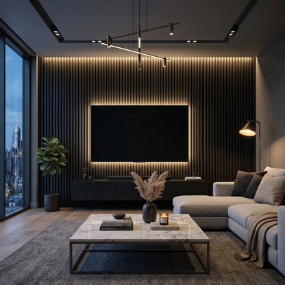 Architektonische Akustik-Holzplatte – 270 × 110 cm 